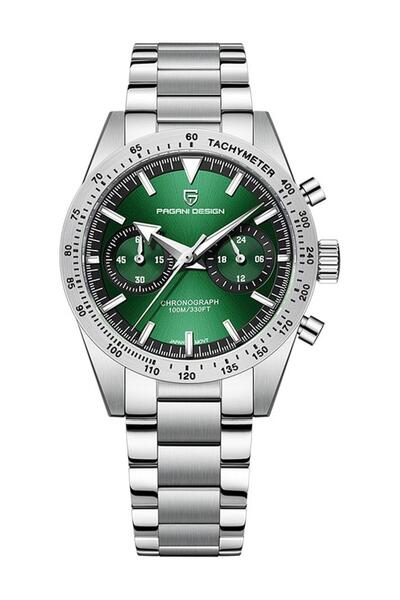 Pagani design Men's Chronograph Quartz Watches 40mm Stainless Steel Waterproo...