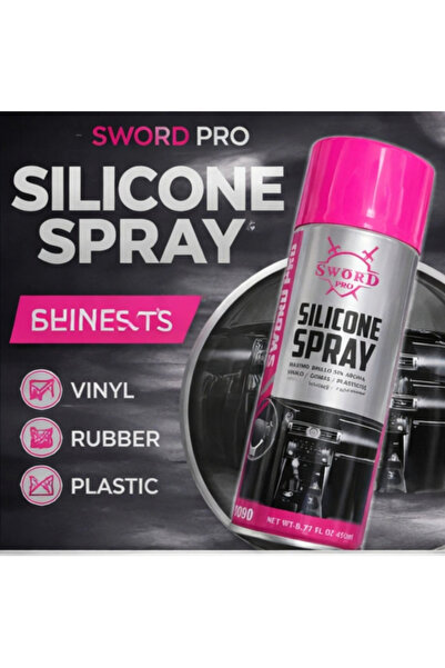 MACON Sword Pro Silicone Spray 450ml – Multi-Purpose Lubricant, Protective Co...