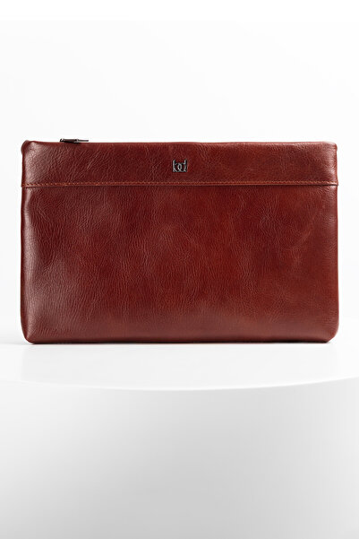 BAYDERİ Luse Leather Handbag Tan