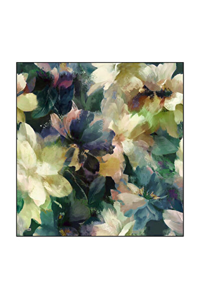 Bursa İpek Emerald Aura Pattern Organic Scarf
