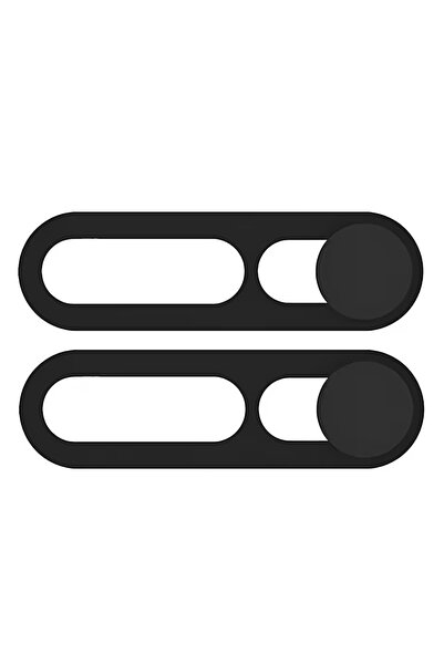 Choice4 Black -2pc 1-2Pcs Camera Slide Protector Shield Phone Lens Cover Webc...