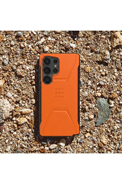 Choice1 Galaxy S25 Ultra Orange Heavy-duty Shockproof Armor Phone Case for S2...