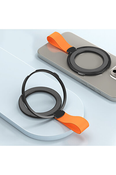 Choice1 Orange Suitable For Magnetic Single Ring 3 Sections 1Pcs Silicone Rin...