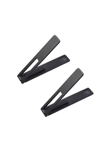 Choice 2X Black Magnetic Ultra Thin Foldable Mobile Phone Holder Bracket Meta...