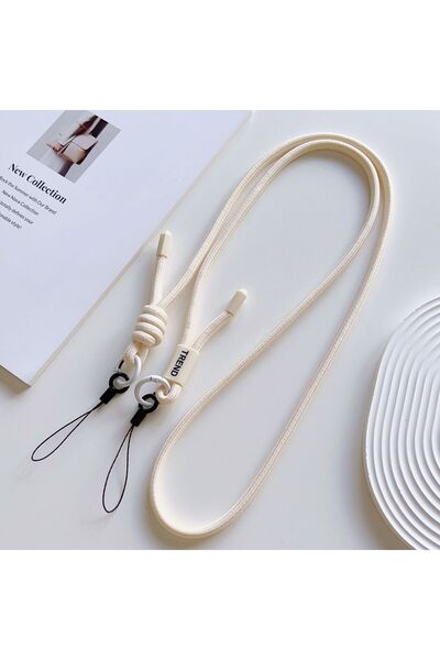 Choice Beige Phone Lanyard Adjustable Diameter Outdoor Universal Case Crossbo...