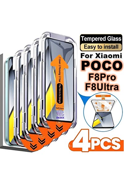 Choice11 High Definition 4 Pieces Poco F8 ultra 4-1Pcs For Poco F8 Ultra Glas...