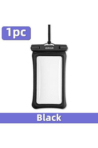 Choice Upgraded black 1PC Transparent Waterproof Phone Bag With Neck Suspensi...