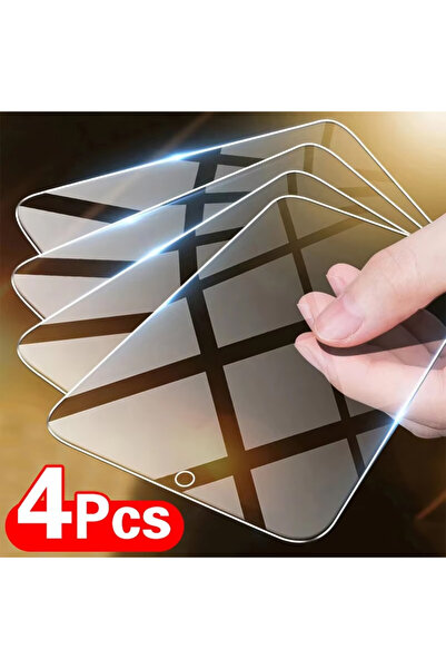 Choice4 Black 4PCS For Redmi Note 7 4PCS Tempered Glass For Redmi Note 13 12 ...