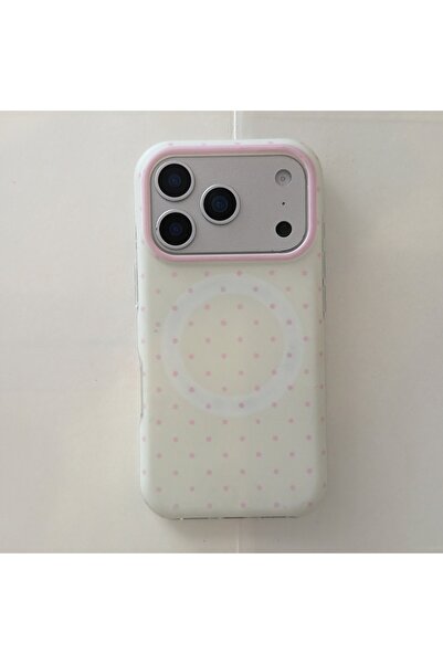 Choice13 iPhone17 Pro YELLOW Korean Style Aesthetic Color Collision Polka Dot...