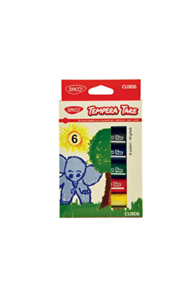 daço Culori tempera solide 6 culori Daco CU806