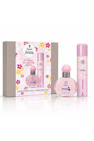 Desire Set cadou pentru femei Désiré Jazzy, Eau de Toilette 30 ml + Body Spra...