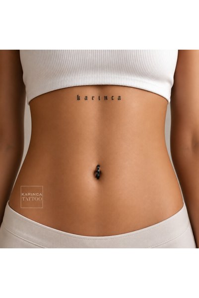 Karınca Piercing Klipsli Göbek Piercingi Hinged Belly Piercing