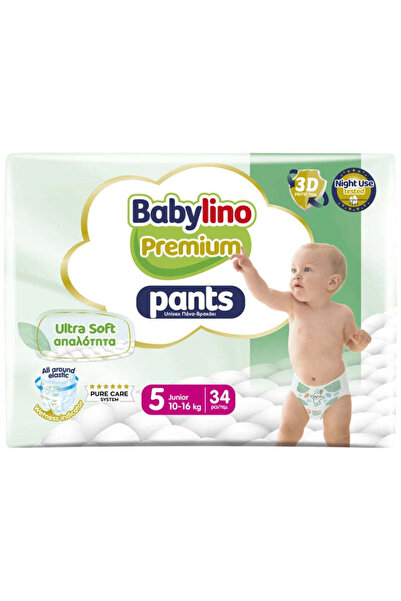 Babylino Πάνες Premium Junior Νο 5 10-16 κιλά 34 τεμάχια