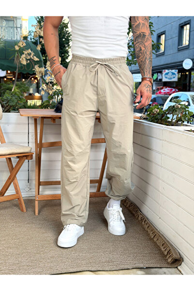 manch collection Parachute Fabric Adjustable Leg Pants