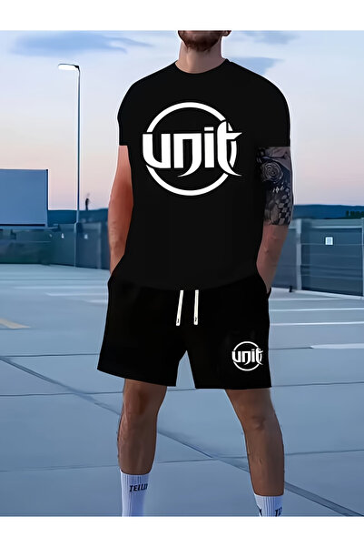 Joetsu Set UNİET pentru bărbați din 2 piese - Set tricou cu croială lejeră T ...