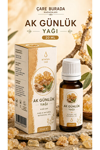 Çare Burada Ak Günlük (Sığla) Yağı - 20 ML (Soğuk Sıkım)