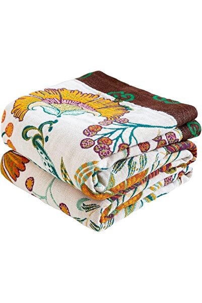 GENERAL MSGKV Boho Throw Blanket 100% Cotton Blankets for Bed Couch 60'x80', ...
