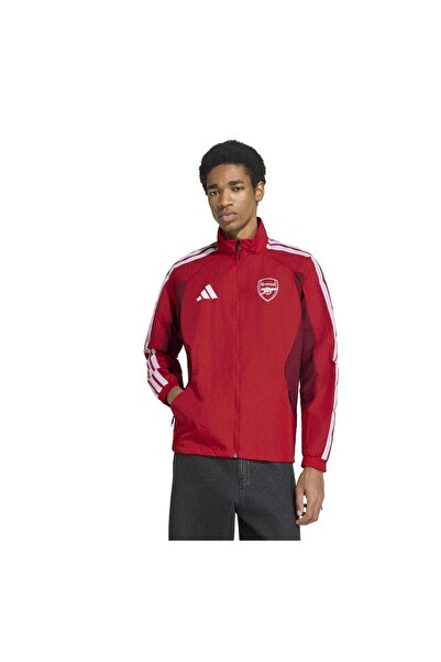 adidas Kv6745-E Arsenal Fc Anth Men's Jacket Red