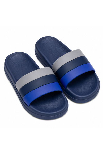 Generic Brand Fashionable Slip-On Shoes with Colorful Strap and Thick Sole Fe...