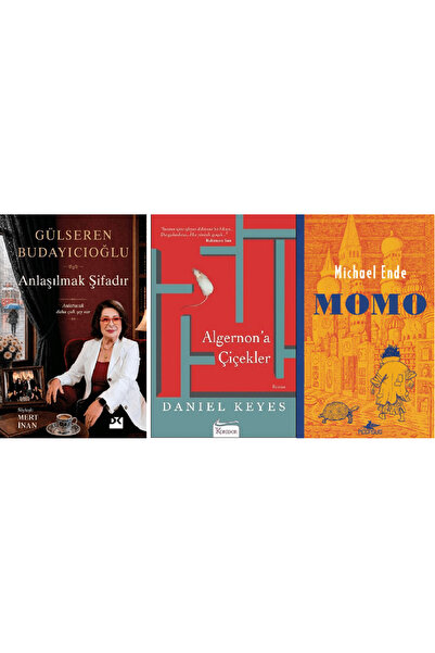 Koridor Yayıncılık Anlaşılmak Şifadır + Algernona Çiçekler + Momo 3 Kitap Set