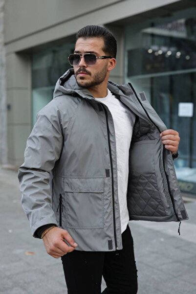 FLUEND MODA Men's Quilted Coat Waterproof and Windproof Premium Jacket