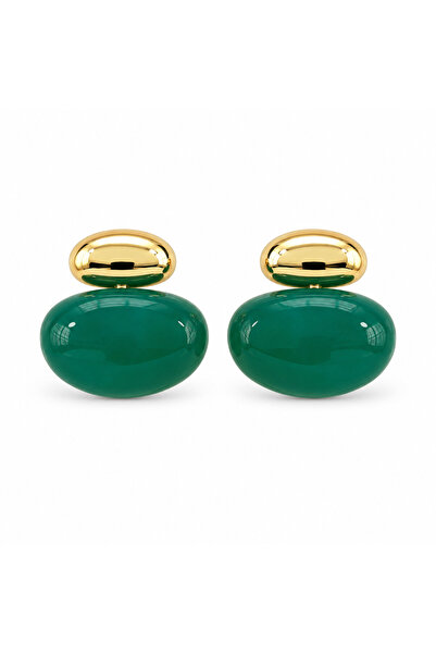 Venus Design Steel colored ball earrings