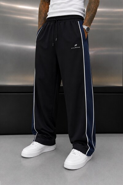 NOMARC Black Allreknc Yazi Piece-Piece Baggy Trackpants
