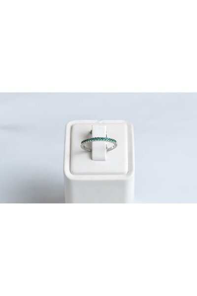 OEM Aσημένιο Δαχτυλίδι Με Πράσινη Πέτρα Silver925 N54