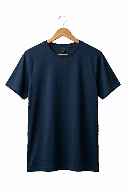 The Baski Summer Unprinted Plain 100% Cotton Crew Neck Basic Tshirt