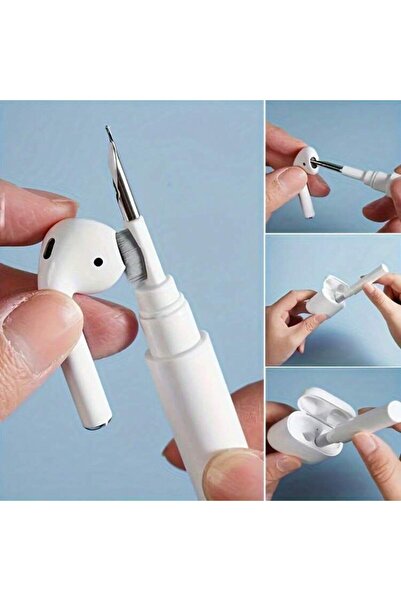 OEM Set de perii de curățare 3 în 1 pentru căști, compatibile cu căștile Appl...