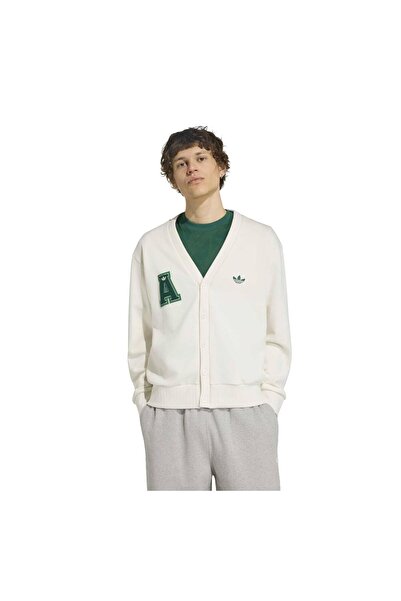 adidas Ib7093-E Varsity Cardigan Men's Jacket White