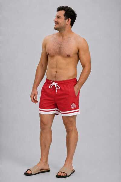 TUWAN sport Men's Quick-Dry Swim Shorts with Pocket Detail