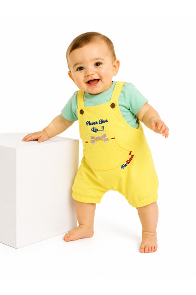 Chicsy Baby طقم سالوبيت للأطفال الأولاد من Sweet Baby، طقم صيفي مكون من قطعتي...