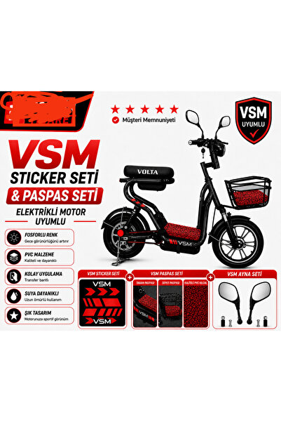 Genel Markalar Volta vsm sticker, paspas ve ayna seti