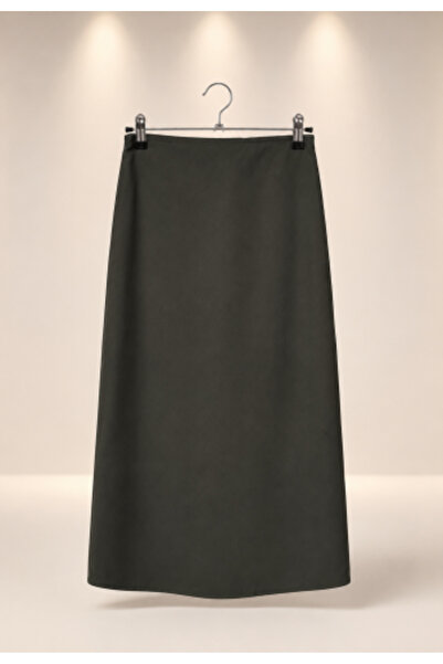 Rukn Ahlam plain olive skirt