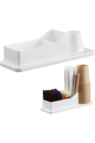Navaris Organizator accesorii cafea, 24,4 x 8,7 x 6,8 cm, din plastic, pentru...