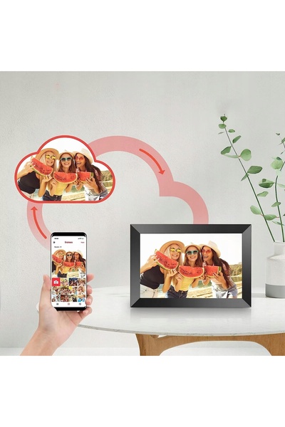 bedee Ramă foto digitală WiFi cu ecran tactil 32GB 10.1 "