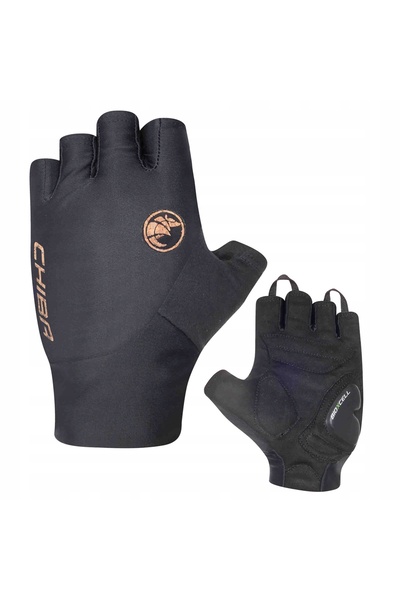 CHIBA Mănuși scurte BioXcell Pro XL Negre MTB Șosea