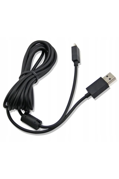 NO BRAND Cablu de încărcare MICRO USB pentru PS4 XBOX ONE XS cu lumină LED 2.75M
