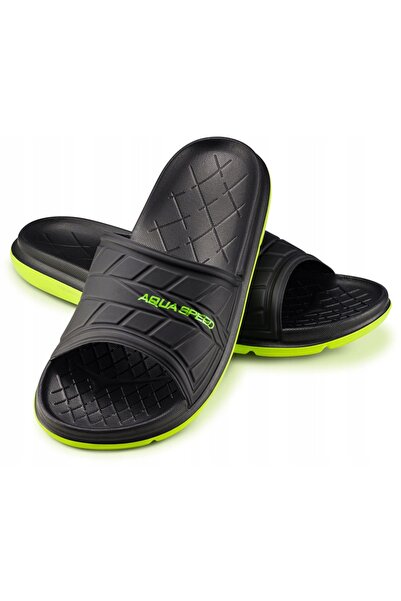 NO BRAND AQUA-SPEED Aspen negru/verde șlapi 38 EU