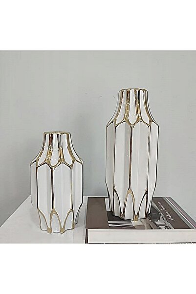 NO BRAND HUSĂ FLACON ALB GHIVECI VAZĂ 26 cm Y1992