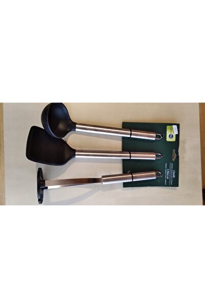 Greenpan Set de 3 ustensile de bucătărie pentru bucătar: tocător, spatulă, pi...