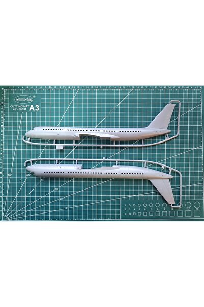 NO BRAND Kit de asamblare avion tu-204-100 + mat A3, pensule, lipici, vopsele...