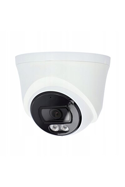 Genway Cameră IP de exterior tip Dome 4MP cu lumină dublă pentru casă, garaj,...