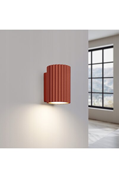 Sollux Lighting Aplică de perete modernă roșie GU10 CARBON 10W