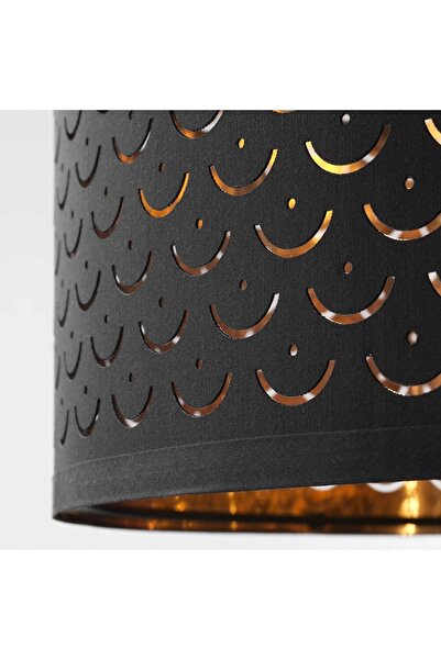 NO BRAND Abajur lampă de podea IKEA NYMO negru/alamă 44cm