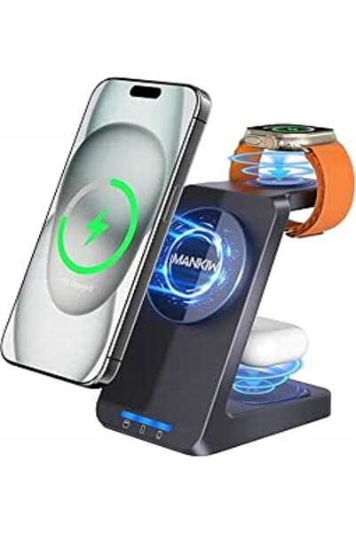 NO BRAND STAȚIE DE ÎNCĂRCARE 3 ÎN 1 ÎNCĂRCĂTOR RAPID INDUCTIV MANKIW W99