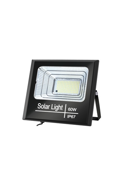 NO BRAND Proiector solar cu LED și panou solar de 60 W