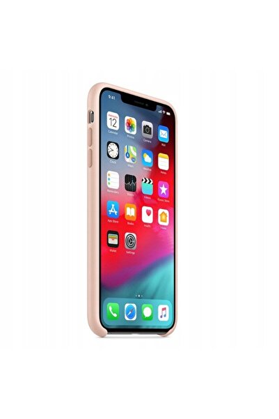 Apple Husă nouă din silicon tip placă pentru iPhone XS MAX, Roz Nisipiu, MTFD...