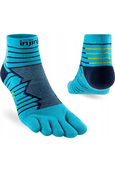 NO BRAND Șosete de alergare Injinji ultra run mini-crew - albastru Pacific 37-40